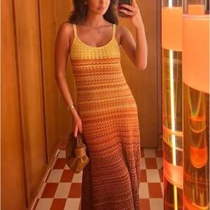 Sandro Multicolor Midi Dress